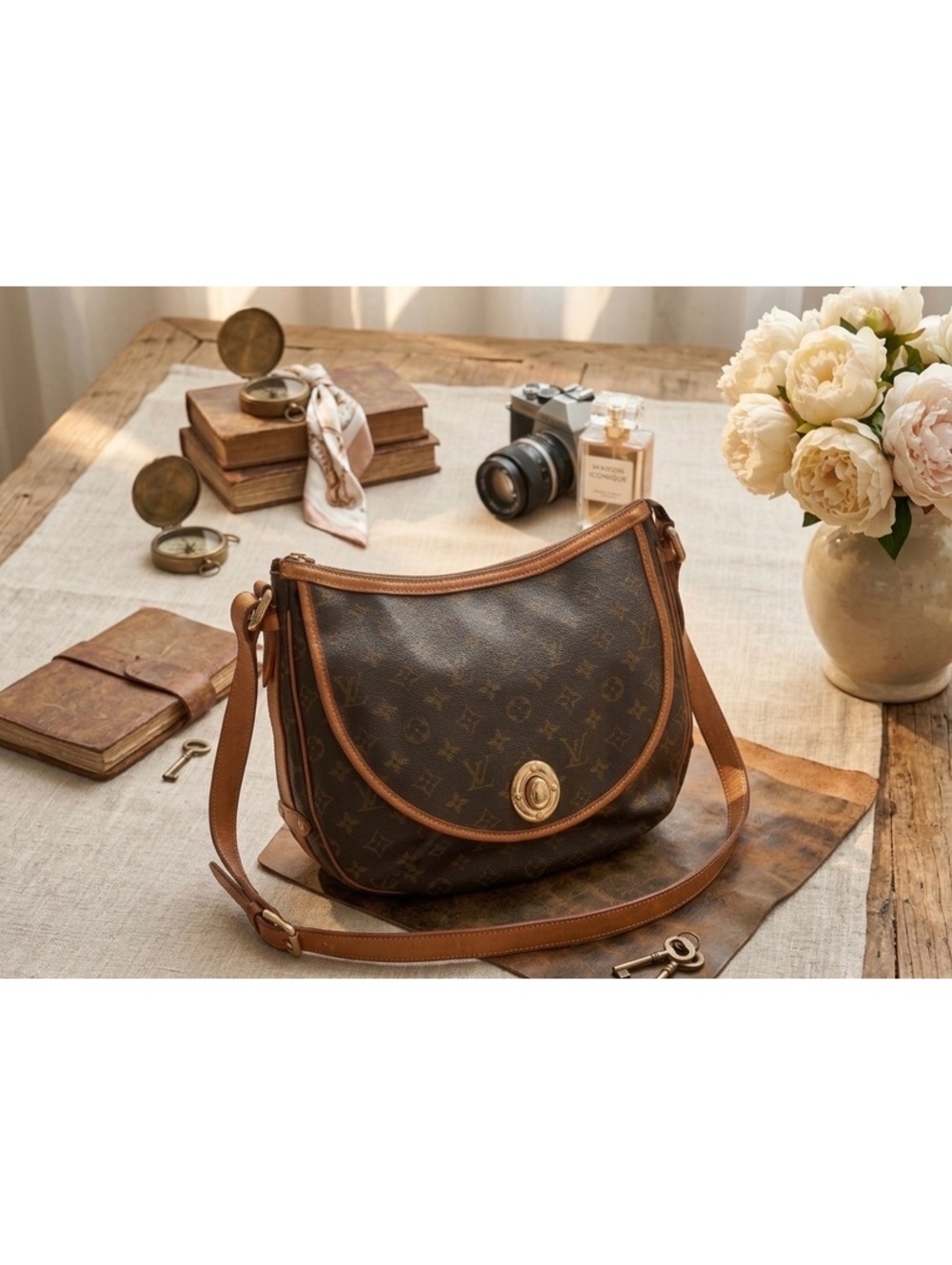 “Authentic” Louis Vuitton Tulum GM Shoulder Bag